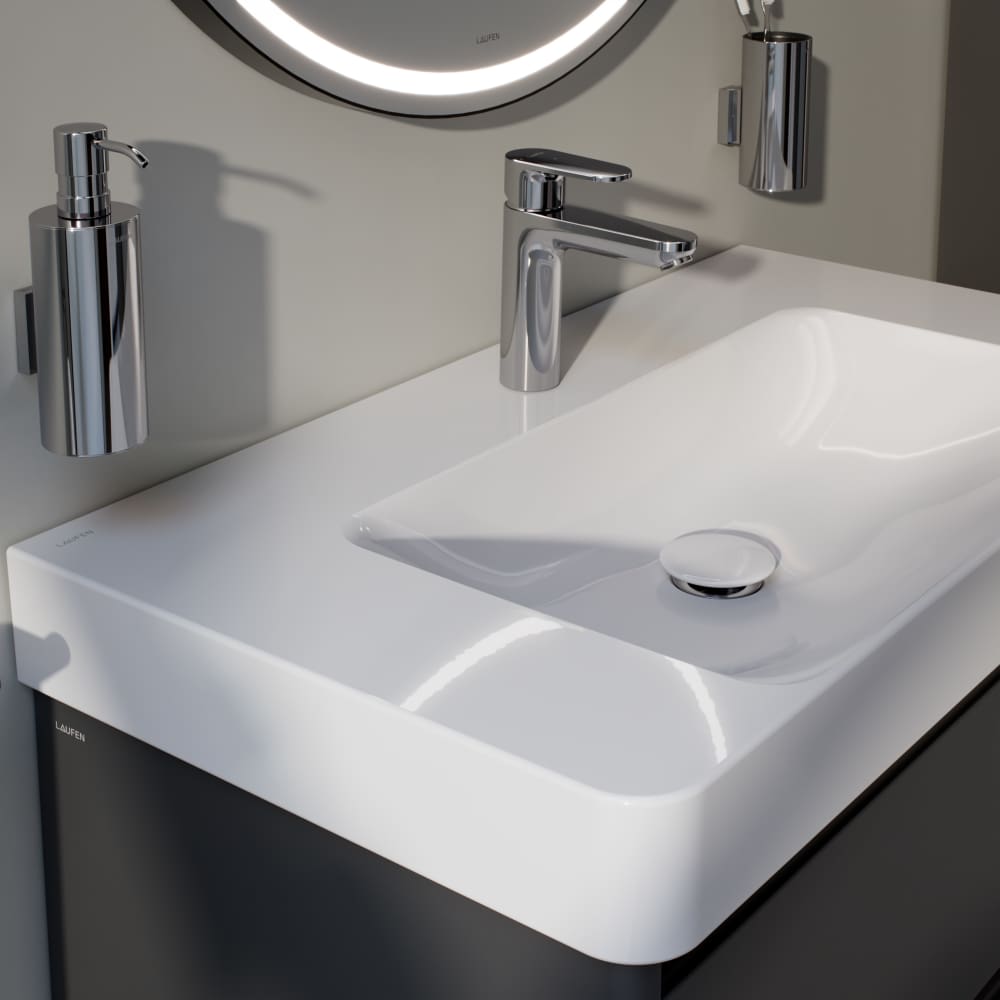 Washbasin complements White SHOWER ACCESSORIES H8981880000001 LAUFEN