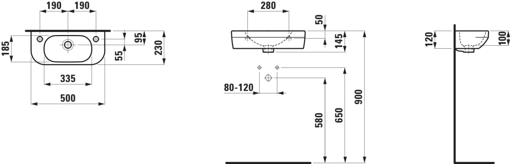Esquema de cotas